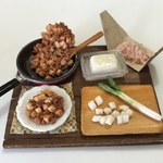 hand made ミニチュア ドールハウス     お家で麻婆豆腐作りセット