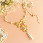♡Vintage Rose Cabochon necklace♡