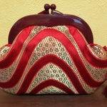 MADAME CHIGNONがま口ポーチ naminami awawa　00714