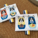保冷剤入れつきランチベルト　フレンチブルドッグマトリョーシカ