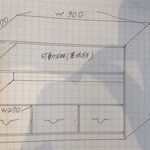 【yakmtmt様】オーダーチェスト W900