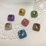 組み合わせ自由   タイル風ピアス