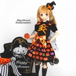 【ピュアニーモM】ハロウィンワンピセット