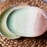 砂浜の中皿（2枚組）…送料込