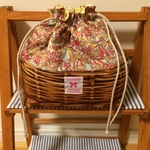 リバティJenny's Ribbons保冷保温のお弁当巾着