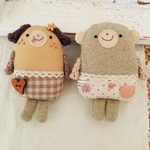 プックリくまさん＆ペロリンわんこ