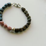 *3 color pebbles with Karensilver