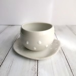 カップ＆ソーサー＊テン＊ホワイト