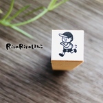 【ランニング・運動10mm角】絵文字はんこ10x10mm_R381