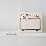消しゴムはんこ＊みけねこさんメモはんこ