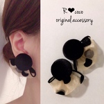 2wayベロアドットピアス♡