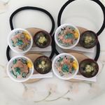 ネギトロ丼のヘアゴム♡お味噌汁付き