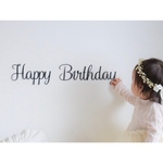 Happy Birthday レターバナー