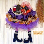 ノルディックハロウィンリース 魔女のハロウィンパーティー