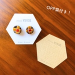 【名入れ オーダー 】アクセサリー台紙&OPP袋【M size】シンプル