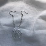 小ぶりパールシルバー ピアス/イヤリング