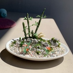 秋のミニチュア庭園 ハンドメイド