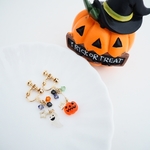かぼちゃとおばけのにぎやかハロウィンイヤリングorピアス