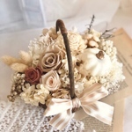 花かごアレンジメント  フラワーアレンジメント 結婚祝い 誕生日プレゼント 