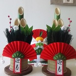 🔴iziwaru様オーダー品🔴特大鏡もち 特大門松 シンプルな鏡もち お雑煮  雪うさぎと梅 菊落雁 