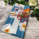 人気再販🏵北欧柄 花柄 手ぬぐい 祝儀袋 布の祝儀袋 てぬぐい