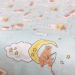 108×50㎝　ダブルガーゼ生地　星空のくまちゃん