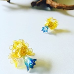 金木犀のピアス