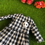 ドール用 パンダブローチ