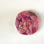 ベレー帽 百花 薔薇