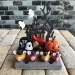 ガラスのハロウィンオブジェ(うさかぼちゃ G)