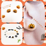 【送料無料】ぷっくりゆるカワ♡ハロウィンカボチャピアス