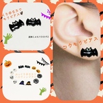 *ハロウィンピアス　コウモリ*