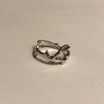 小枝 シルバーリング 芽吹きと生命力 フリーサイズ