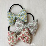 新作！！liberty リバティ☆ふわもこリボンのヘアゴム