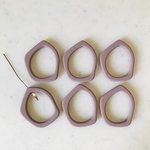 Matte Purple Geometric Pentagon Parts