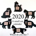 選べる壁掛けミニ猫カレンダー 2020
