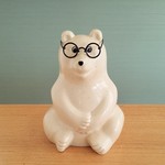 メガネ (しろくま貯金箱用)