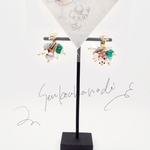 線香花火ピアス(カラフルタイプ)