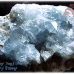 📜 マダガスカル産 セレスタイト クラスター 結晶 標本 原石（別名：天青石 celestite） No.3443