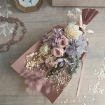 Petit swag＜doux＞＊スモーキースワッグ＊アンティーク＊ブーケ＊壁掛け＊プリザーブドフラワー＊お花＊クリスマス＊ギフト＊誕生日＊記念日＊結婚祝い＊新築祝い