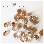 ∴天然石ビーズ∵ 宝石質トルマリンAAA  ペアシェイプファセットカット6×4mm  DB