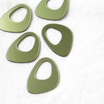 4pcs アクリルプレート レトロ グリーン