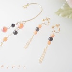 ＊特別セット＊天然石のイヤーフックとイヤリング２点セット