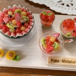 ★Palmミニチュア★夏スイーツ・スイカポンチのセット