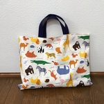 【再販】動物いっぱい！レッスンバッグ W