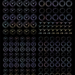 レジン封入.WWWW.1813.A4.時計ホログラム 18.13mm