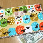 【送料無料】ペタンコ通帳ケース☆ひつじさん④