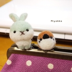 【ご依頼品】すずめリング＆うさぎリング 左手用