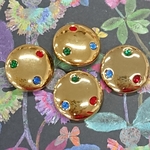 金属調ボタン075A　20mm　4個入り【1点限り】