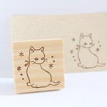 子猫の消しゴムはんこ